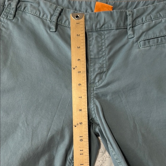 Tori Burch Women’s Size 31 Cotton Chino Logo Buttons Straight Leg Pants - Picture 8 of 9